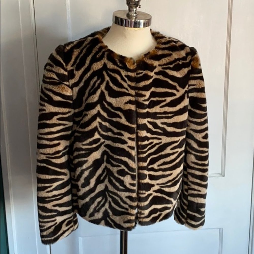Banana Republic  Faux Fur Jacket